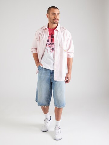 CAMP DAVID Shirt in Rood