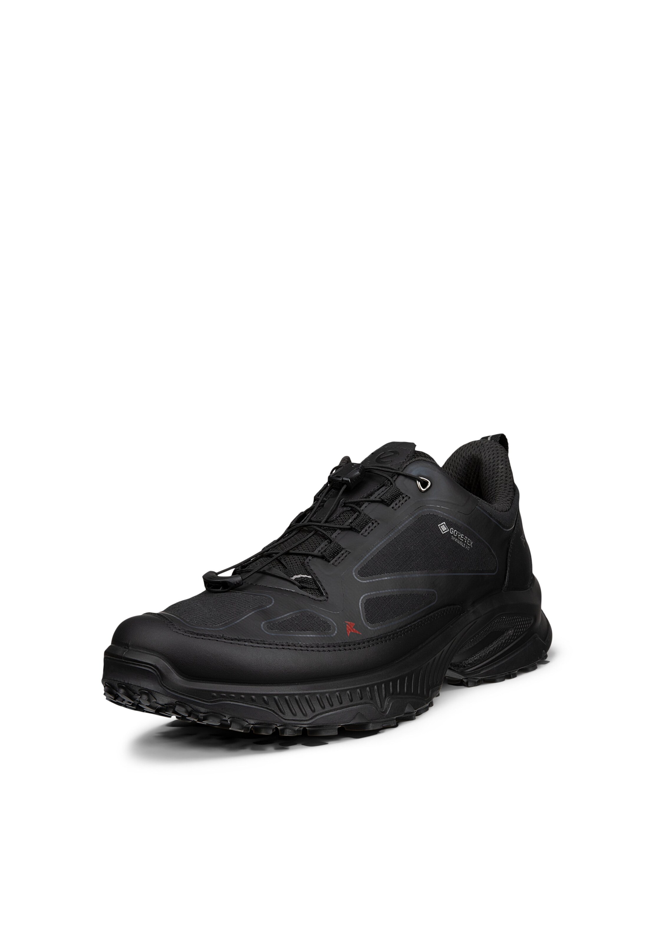 Sneaker bassa 'Receptor XP' di ECCO in nero: frontale