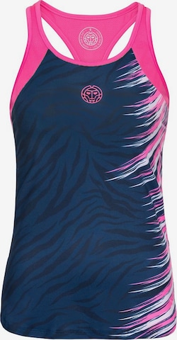 BIDI BADU Sports Top 'Fanny Tech' in Blue: front