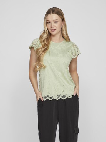 VILA Blouse in Groen: voorkant