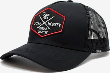 Surf Monkey Sportpet in Zwart: voorkant