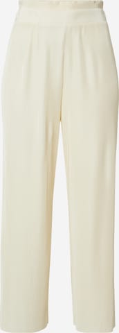 ABOUT YOU Limited Loose fit Trousers 'Libby' in Beige: front