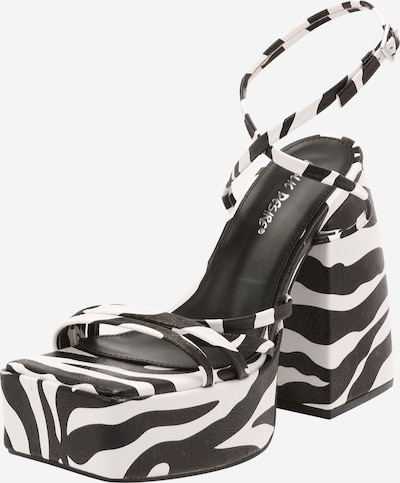 Public Desire Strap sandal 'AMERIE' in Black / White, Item view