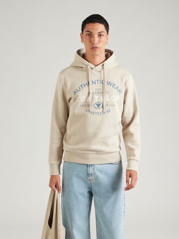 TOM TAILOR - Sudadera en beige: frente