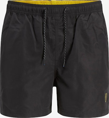 JACK & JONES - Calções de banho 'Crete' em preto: frente