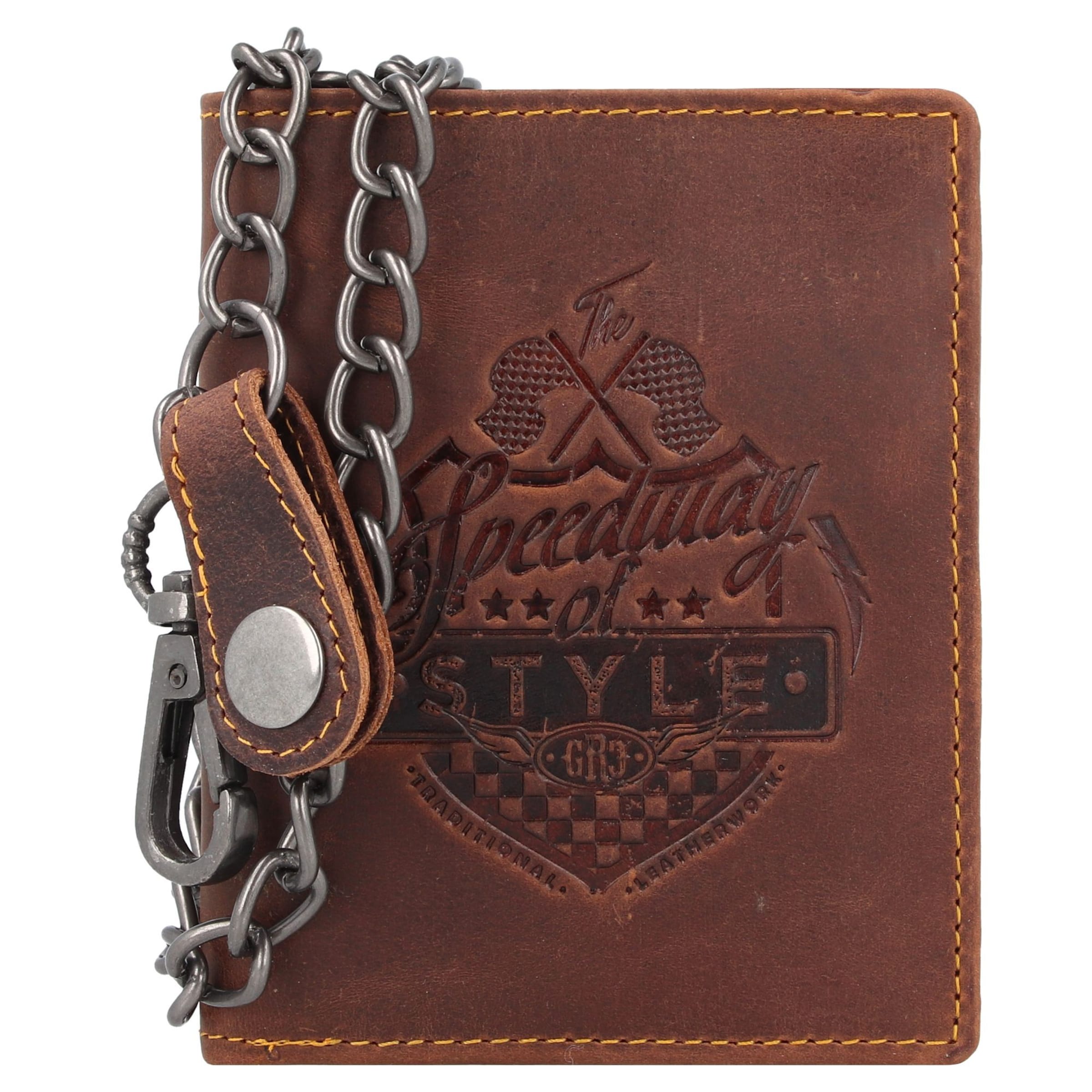 GREENBURRY Wallet 'Nashville' in Brown: front
