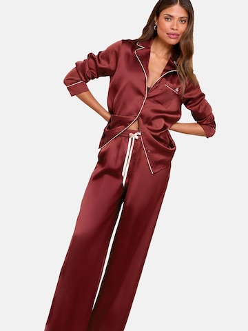 Lipsy Piżama w kolorze czerwony: przód