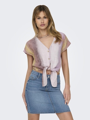 ONLY - Blusa 'SIESTA' em rosa: frente