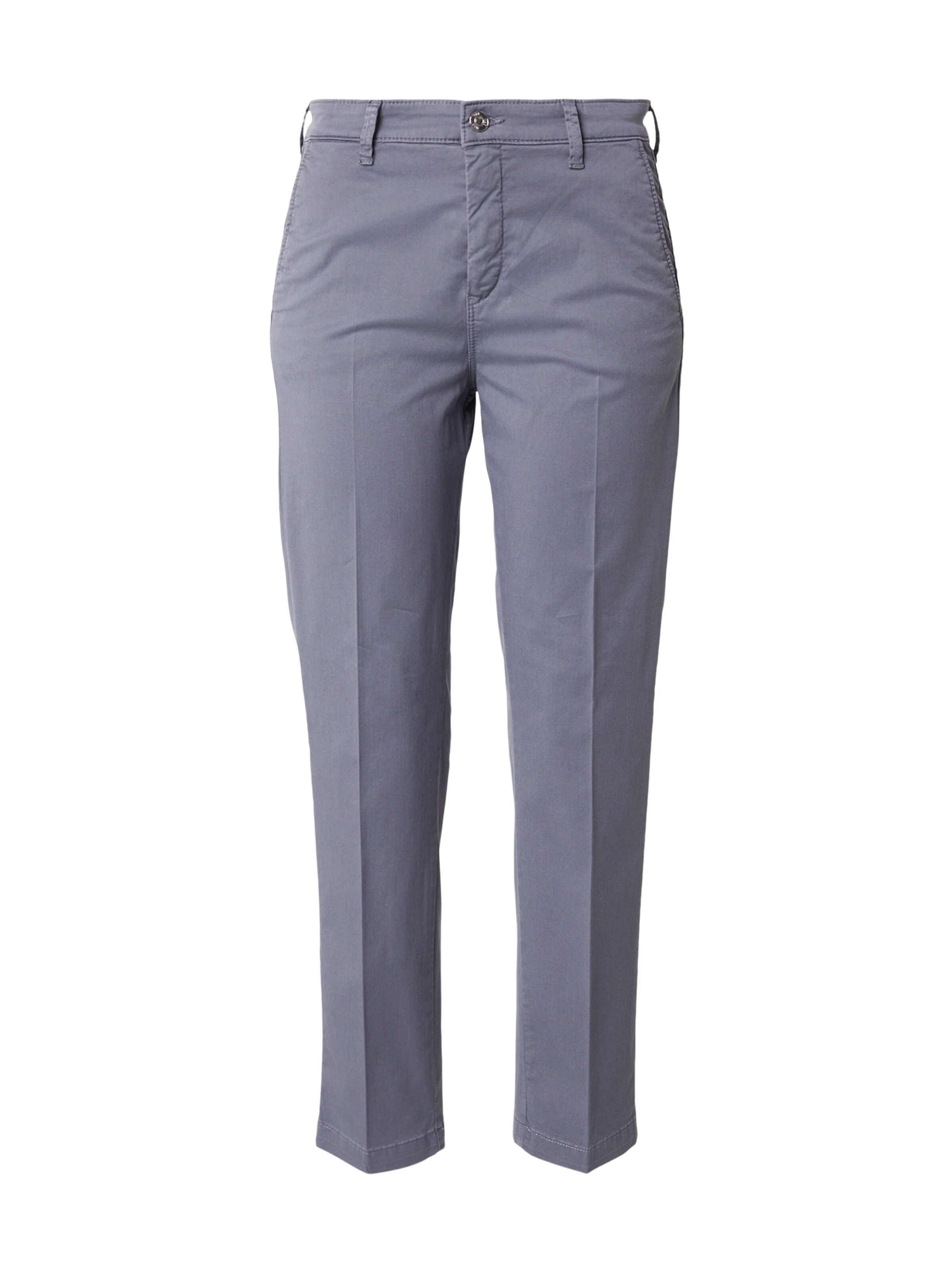 Pantalon à plis 'Summer Spirit' MAC en gris : devant