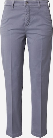 Pantalon à plis 'Summer Spirit' MAC en gris : devant