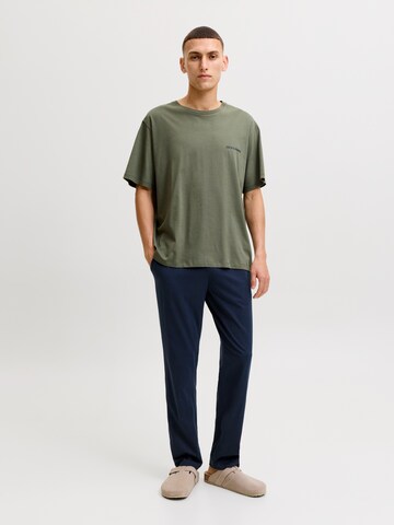 Pijama lungă 'JACEVEREST' de la JACK & JONES pe albastru