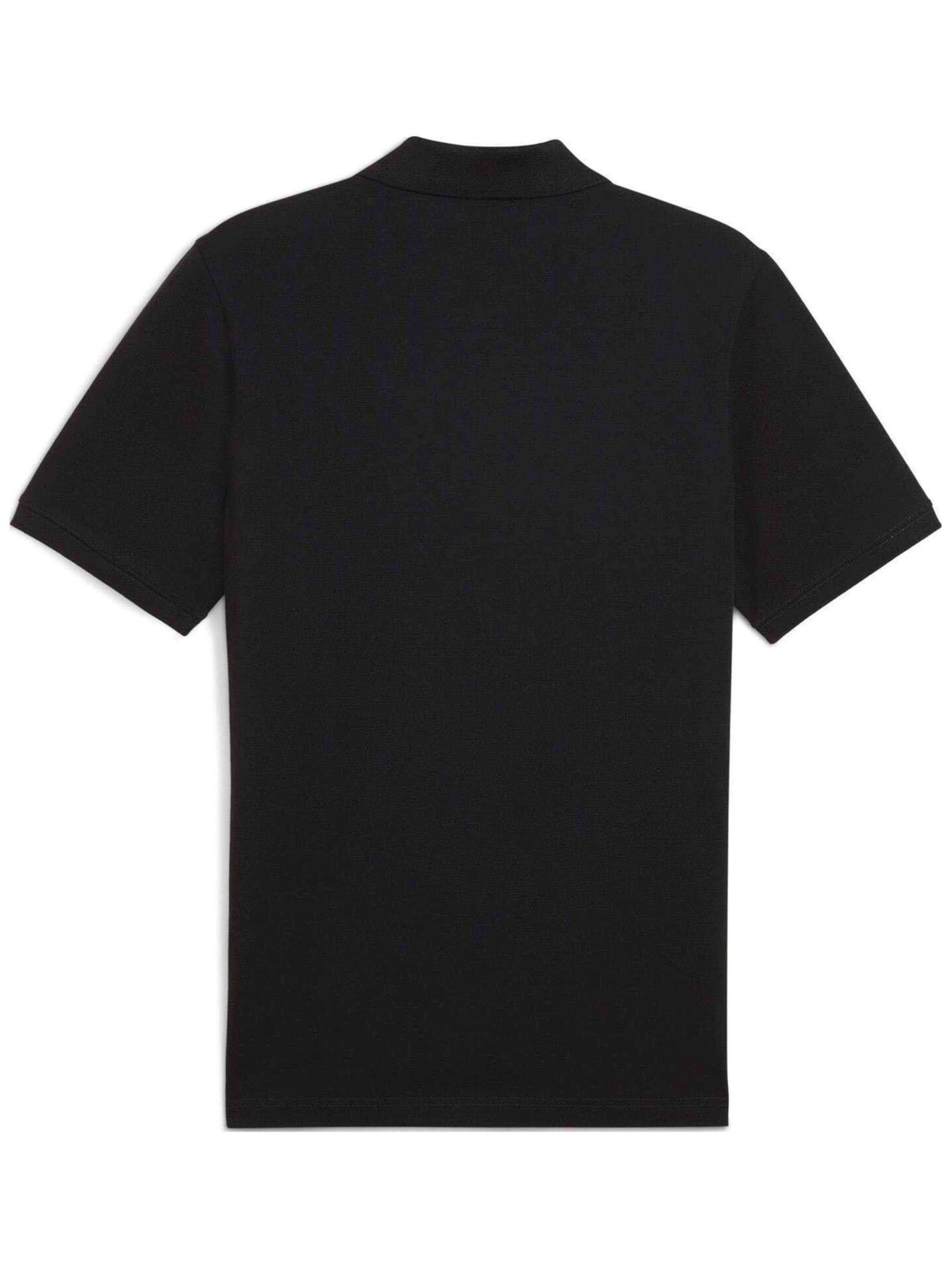 Maglietta 'Puma Ess No. 1 Logo Pique Polo' di PUMA in nero