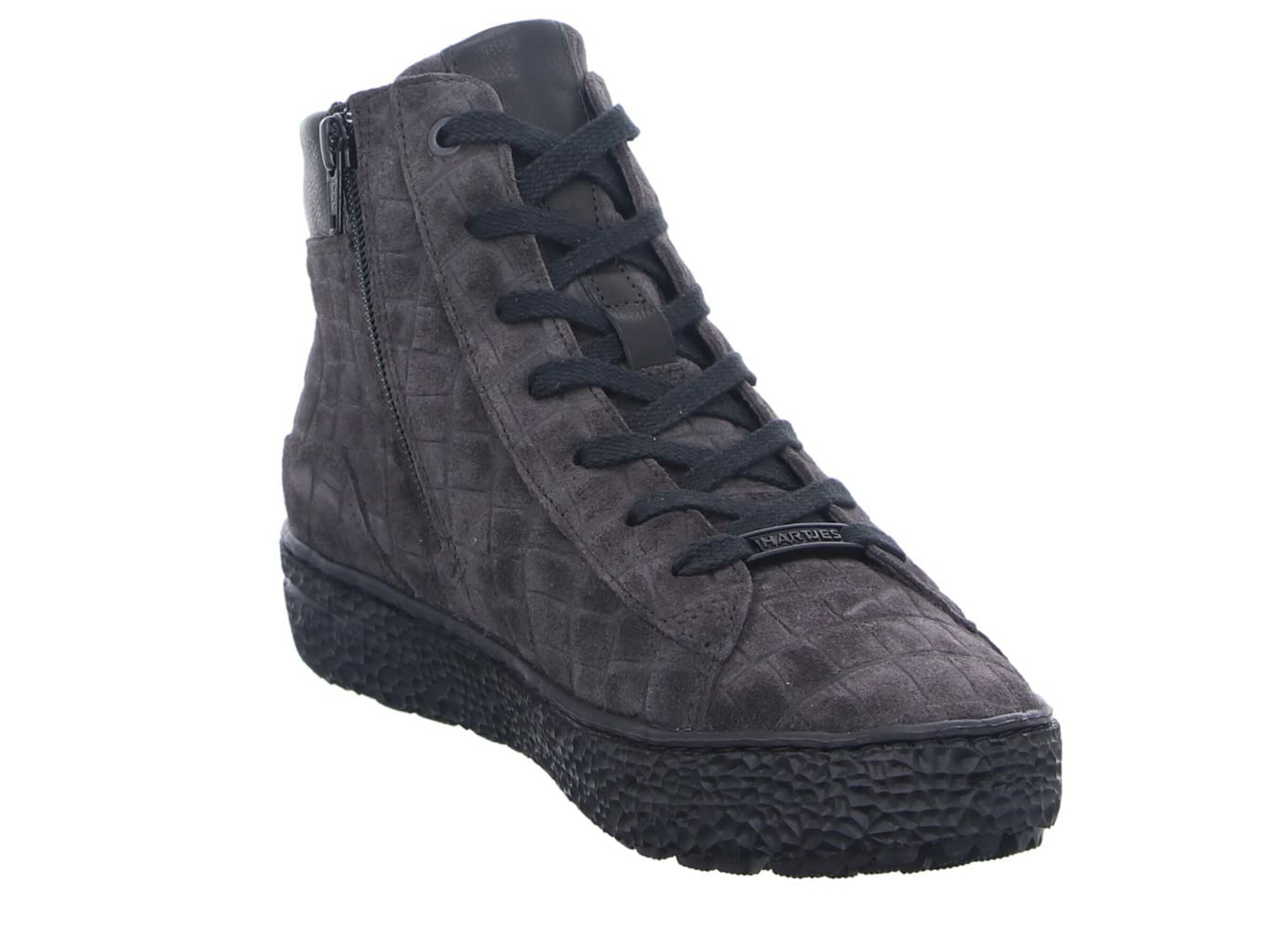 Hartjes Veterlaarsjes in Grijs