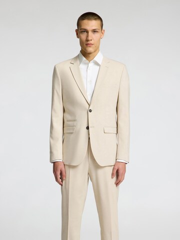SELECTED HOMME Slim Fit Jakke i beige: forside