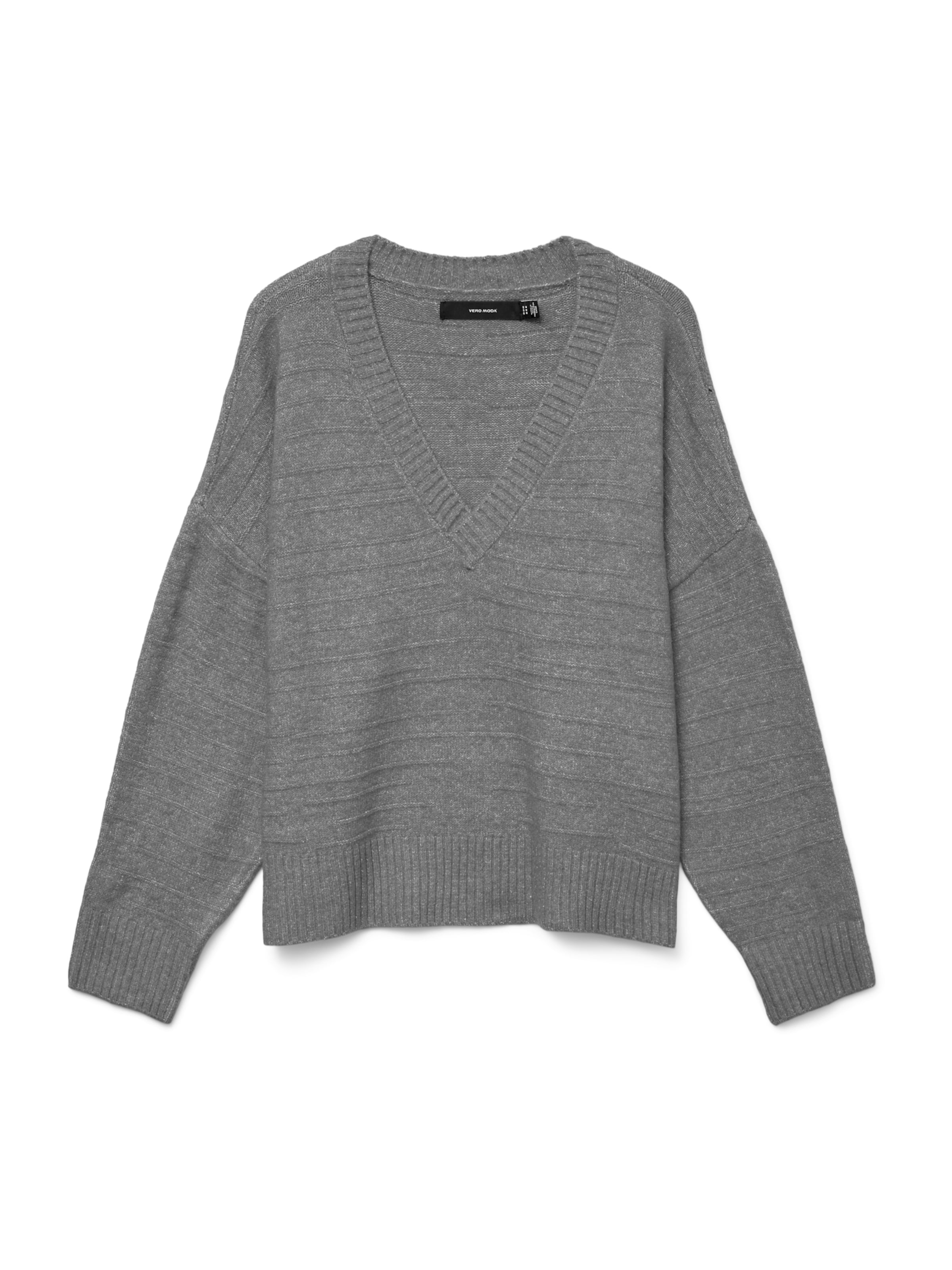 VERO MODA Pullover 'VMBOOM' in Grau: Vorderseite