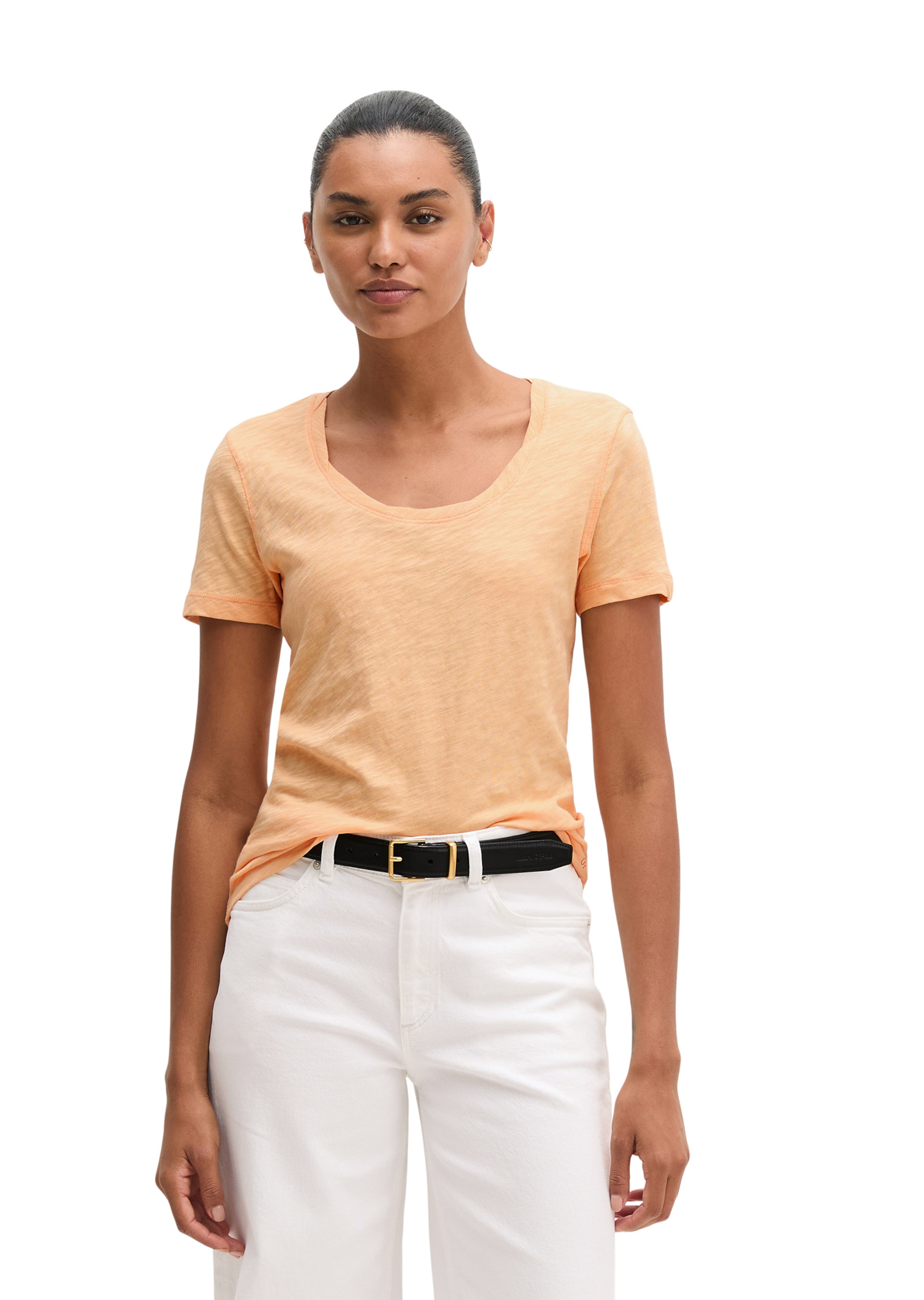 Marc O'Polo Shirt in Oranje: voorkant