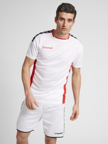 Hummel - Camiseta funcional en blanco: frente