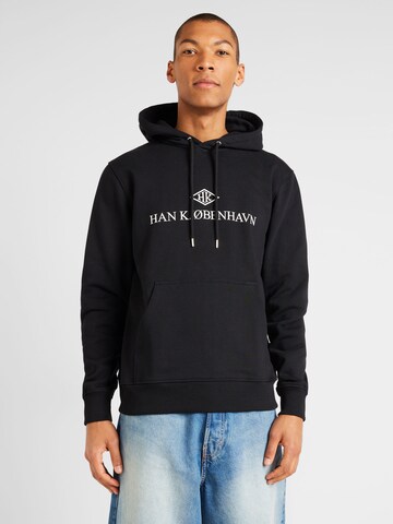 Han Kjøbenhavn Sweatshirt in Zwart: voorkant