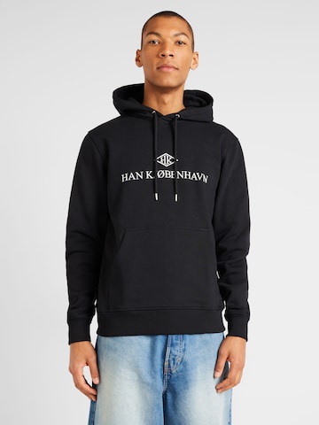 Han Kjøbenhavn Sweatshirt in Zwart: voorkant