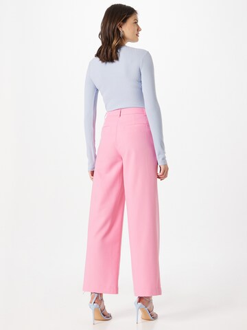 Wide Leg Pantalon minimum en rose