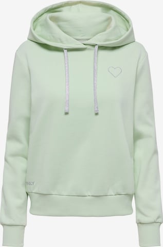 ONLY Sweatshirt 'ONLNoli' in Green: front
