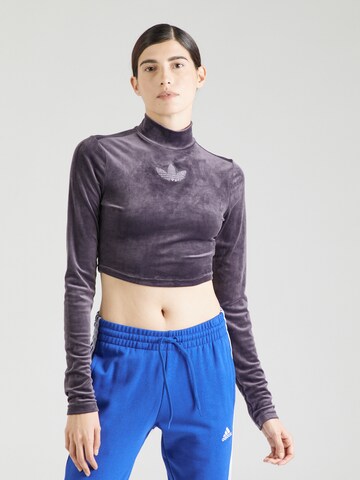 ADIDAS ORIGINALS Shirt 'Trefoil' in Lila: voorkant
