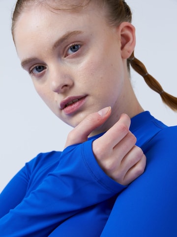 SPORTKIND Funktionsshirt 'Langarmshirt High-Neck'‌‌‌‌‌‌ in Blau