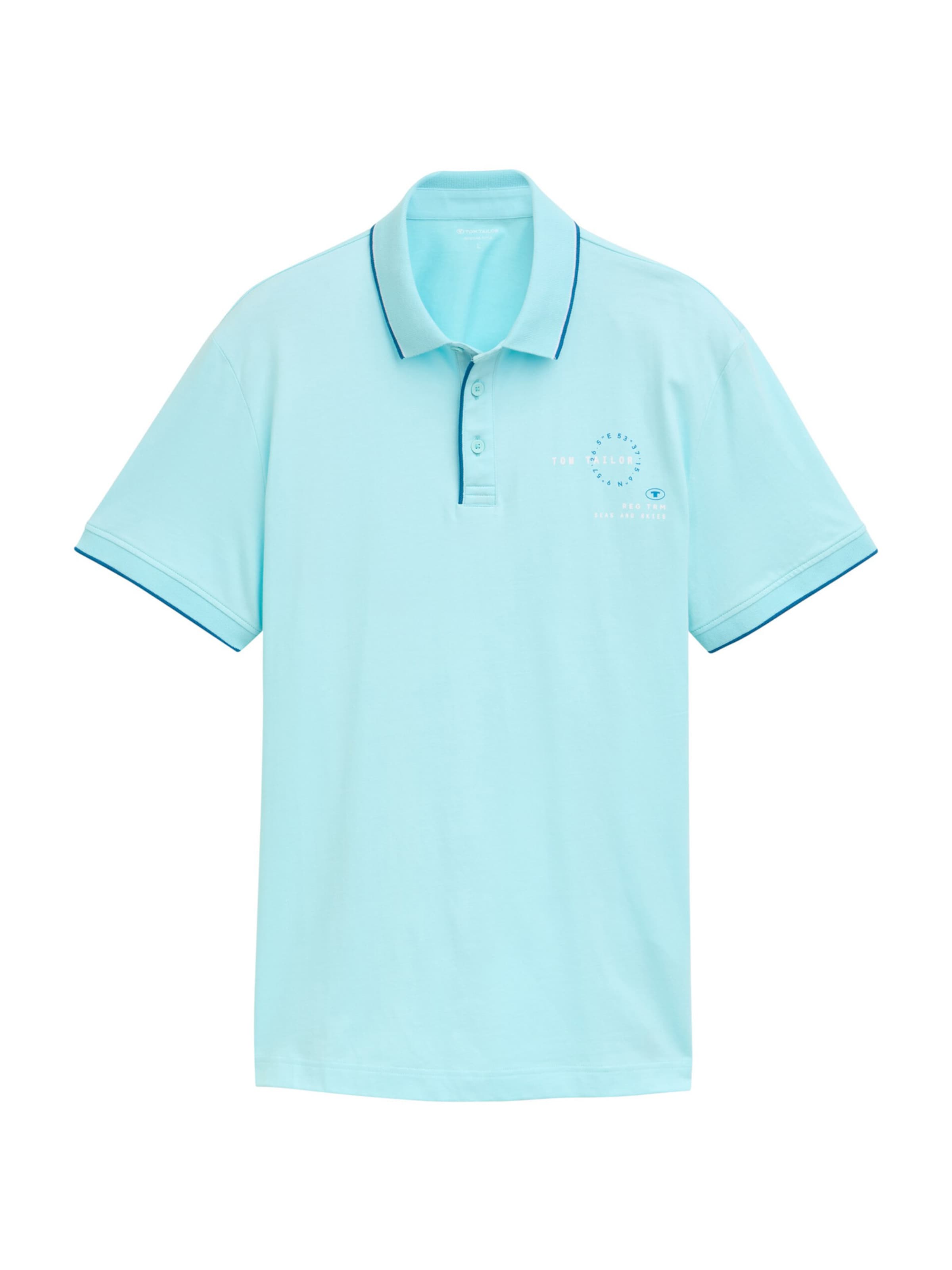 zils TOM TAILOR T-Krekls: no priekšpuses