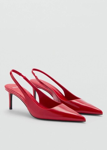 MANGO Slingpumps 'Rimi' in Rot