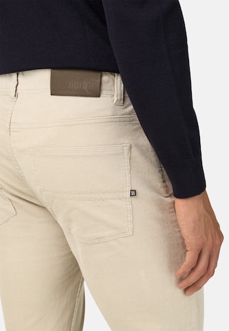 Coupe slim Pantalon Boggi Milano en beige