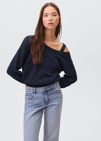 MANGO TEEN Pullover '1Show' in Blau: Vorderseite