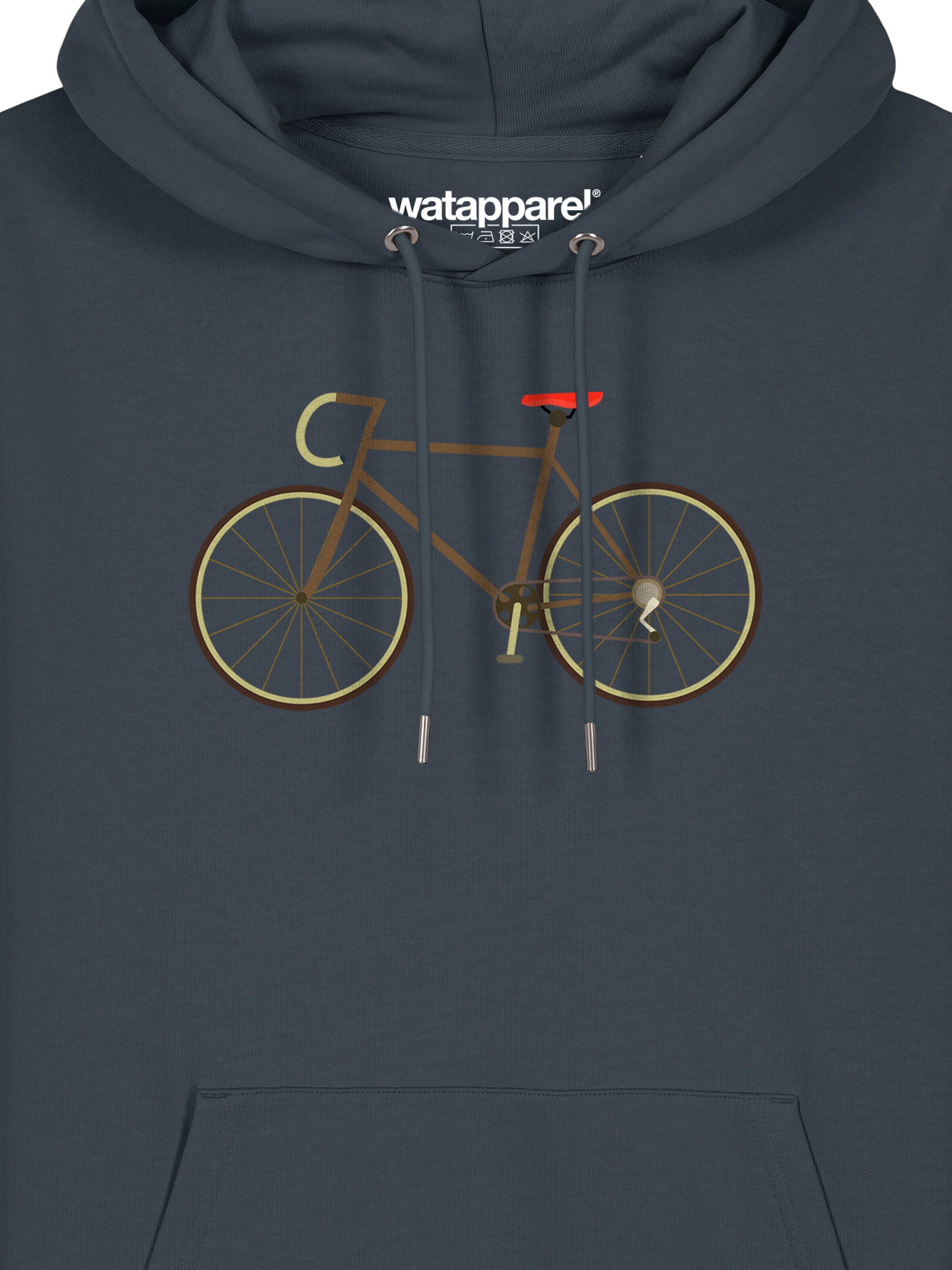 Felpa ' Fahrrad ' di Watapparel in grigio