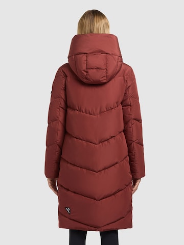 Manteau d’hiver 'Jange' khujo en rouge