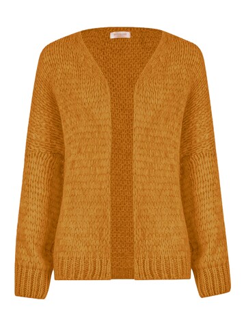 SASSYCLASSY Oversized Cardigan in Yellow: front
