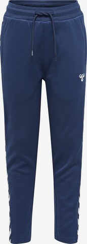 Tapered Pantaloni sport 'Kick' de la Hummel pe albastru: față