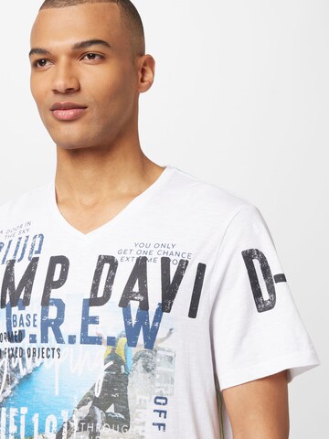 CAMP DAVID - Camiseta en blanco