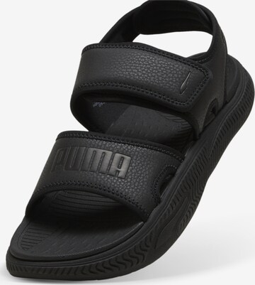 PUMA Sandalen 'SoftridePro 24' in Zwart: voorkant