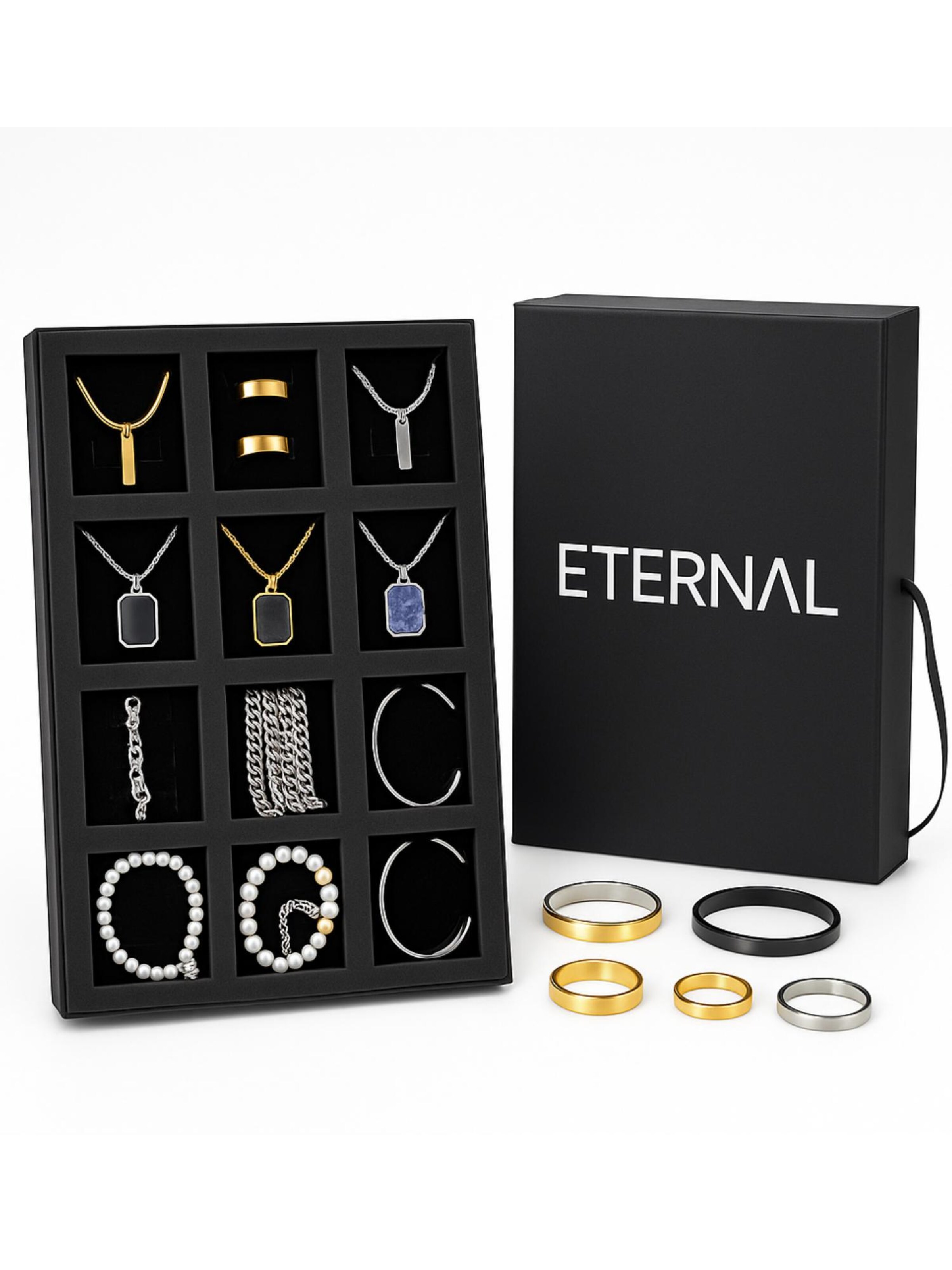 Eternal Jewelry Set '365 Day Set' in Silver: front