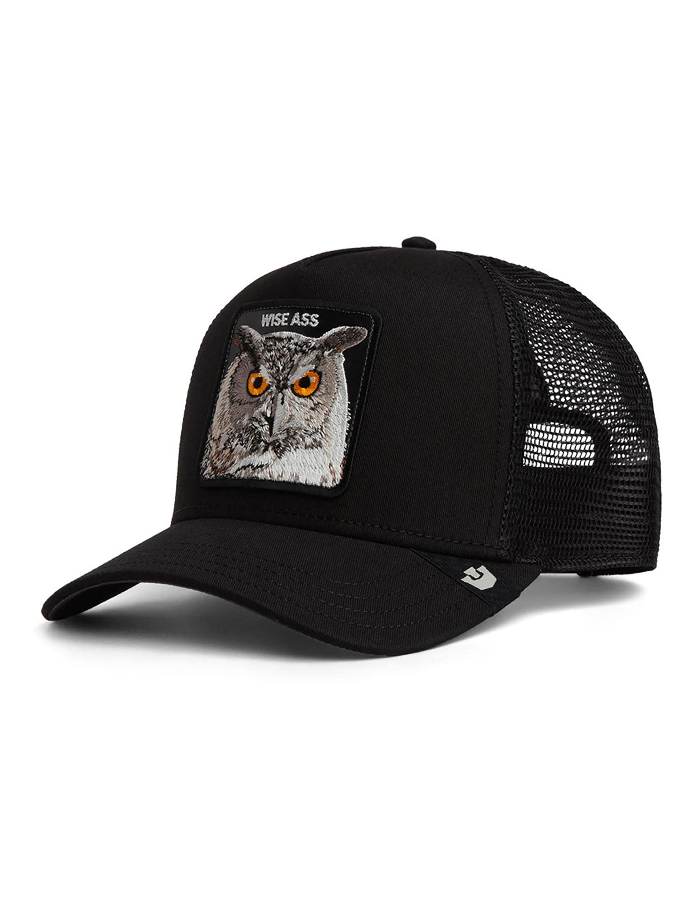 Cappello da baseball 'Wise Ass' di GOORIN Bros. in nero: frontale