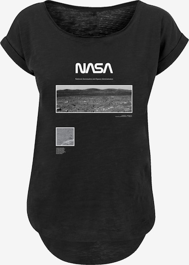 F4NT4STIC Shirt 'NASA Deep Space Exploration Team' in de kleur Zwart / Wit, Productweergave