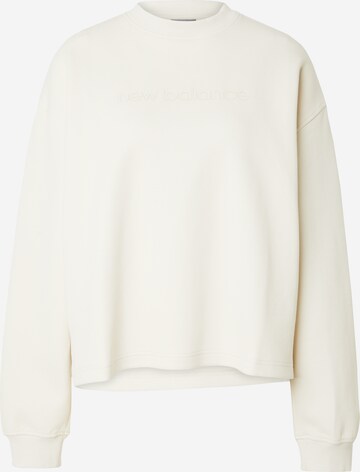 new balance Sweatshirt 'Hyper Density' i beige: forside