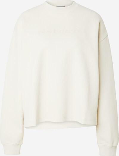 new balance Sweatshirt 'Hyper Density' in de kleur Lichtbeige, Productweergave