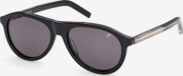 Lunettes de soleil K-Way en noir : devant