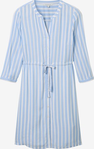 Robe-chemise TOM TAILOR en bleu : devant