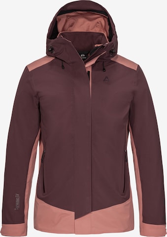 Veste outdoor Schöffel en violet : devant