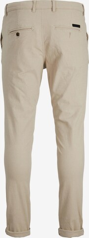 Coupe slim Pantalon chino 'Marco' JACK & JONES en beige