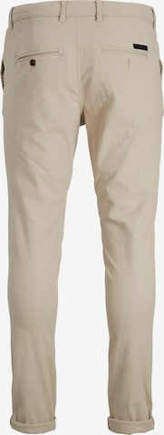 JACK & JONES Štandardný strih Chino nohavice 'Marco' - Béžová