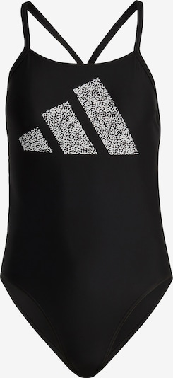 ADIDAS PERFORMANCE Sporditrikoo '3 Bar Logo Print' must / valge, Tootevaade