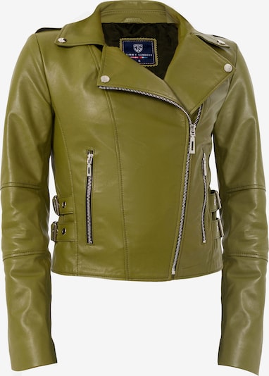 Jimmy Sanders Veste mi-saison en olive, Vue avec produit