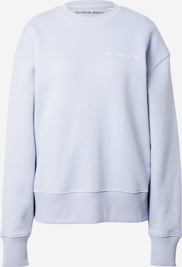 Les Petits Basics Sweatshirt i pastellblå / vit, Produktvy